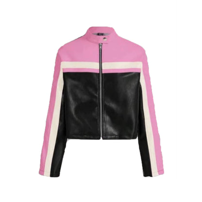 Jaket Kulit wanita dan pria cropped 3 colors streetwear daily use