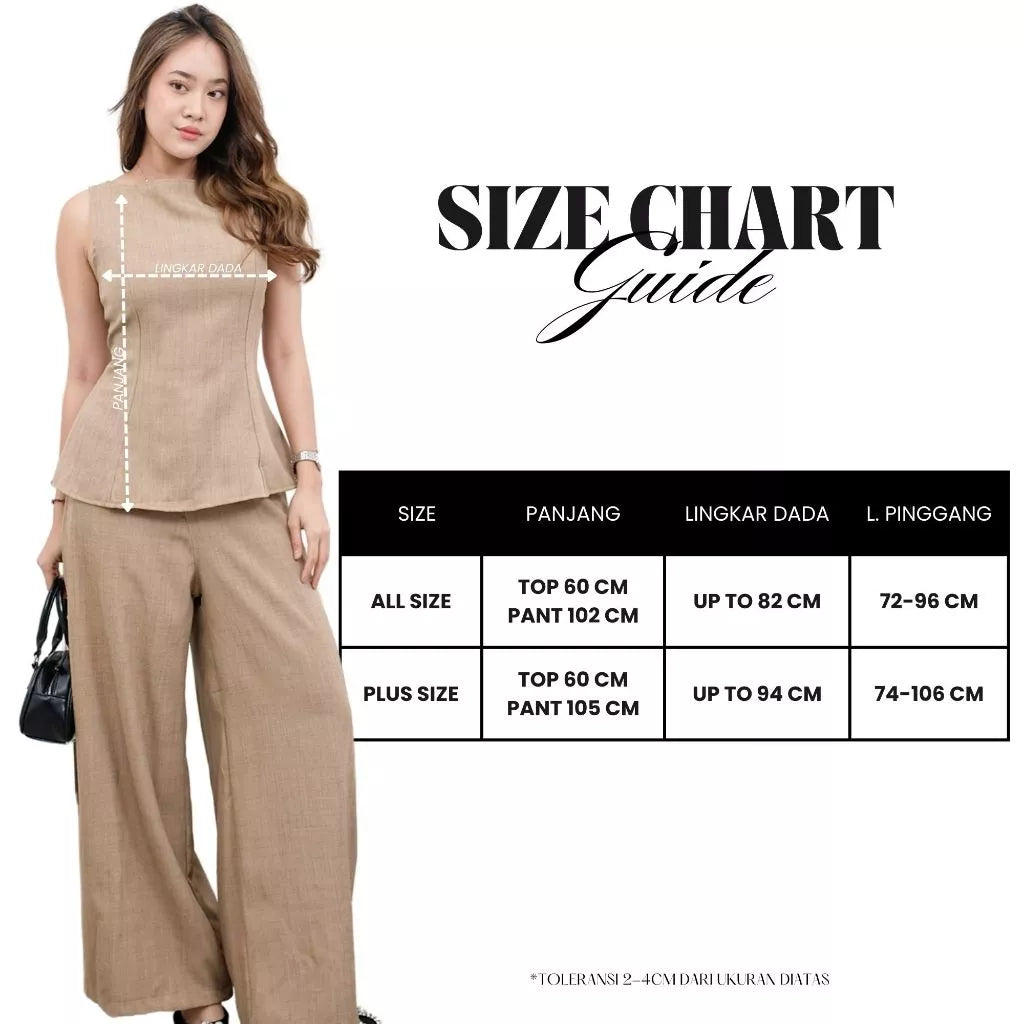 [GURLBUCKET] Mesha Set / Top / Longpant / Atasan / Celana Panjang /Oneset / Setelan Wanita "Pakaian Wanita"