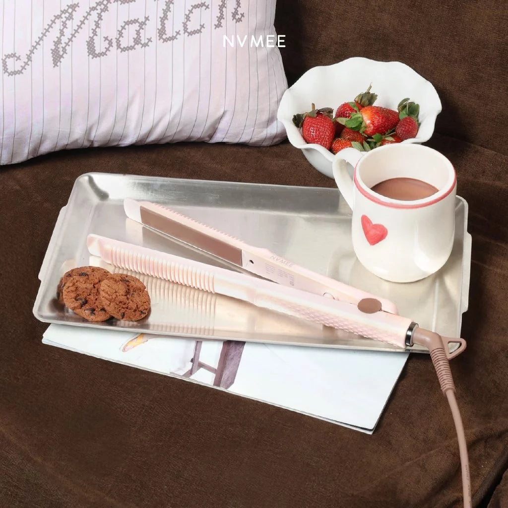 NVMEE - Catokan Pelurus Rambut Saturn Hair Styler Mudah Digunakan