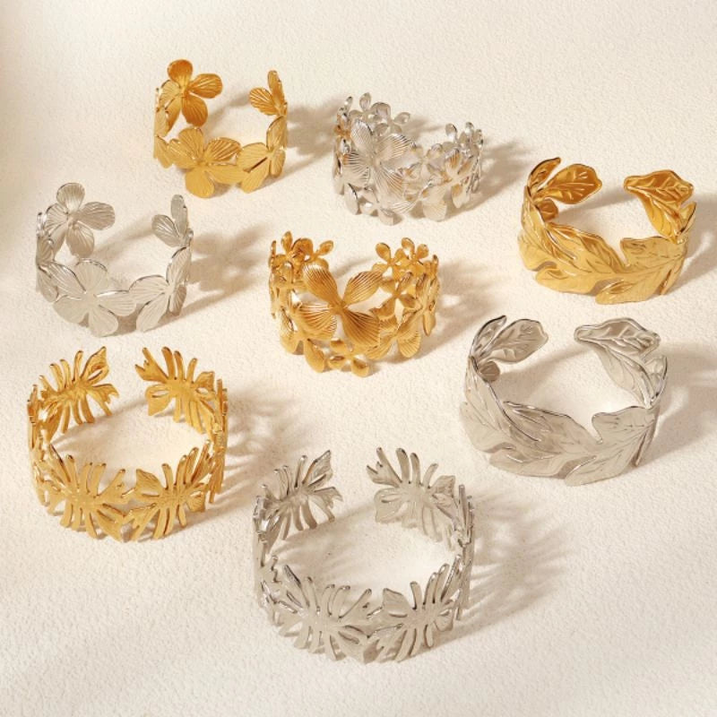 Gelang Bangle Model Terbuka Bracelet Aesthetic Gelang Wanita Simple Elegant