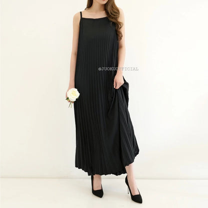Inner Dress Plisket Mayung / Dress Polos Plisket / Inner Plisket / Dress Mayung / Dress Plisket / Inner Pleated Dress