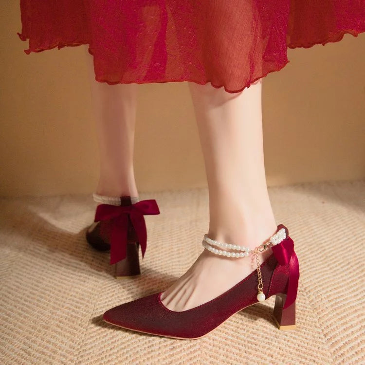 PINKEY P356 High Heels wanita Sepatu Sepatu Pesta wanita 6cm shoes Sepatu hak tinggi wanita