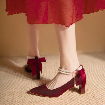 PINKEY P356 High Heels wanita Sepatu Sepatu Pesta wanita 6cm shoes Sepatu hak tinggi wanita