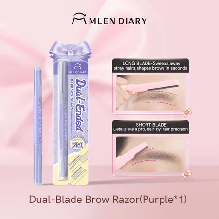 MLEN DIARY Pemangkas Alis Ujung Ganda Cukur Alis, Pemangkas Alis Serbaguna, Anti Gores, Untuk Pemula  5.0  198 penilaian 846 Terjual