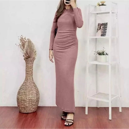 Givina Dress Knit Wanita Woman Knit Long Dress | ORINA DRESS KNIT IBU HAMIL