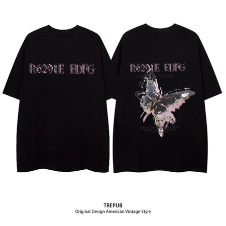 TREPUB.T-shirt Oversize Drink box Baju Kaos Korean Style | Pria Wanita /129