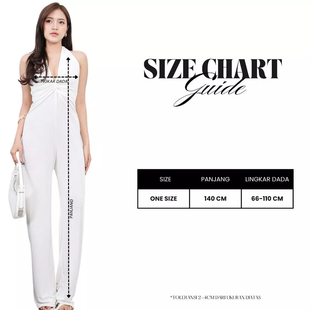 [GURLBUCKET] Juina Jumpsuit / Long Jumsuit / Jumpsuit Panjang / Jumpsuit Spandex "Pakaian Wanita"