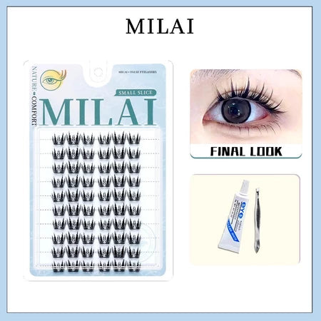 MILAI C04 Kembang Bulu Mata Palsu Serat Kapas Premium - Bulumata Eyelash Extension