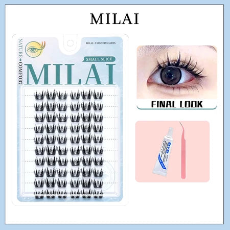 MILAI C04 Kembang Bulu Mata Palsu Serat Kapas Premium - Bulumata Eyelash Extension