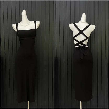 EMITA BLOOM dress abu abu wanita kondangan long dress backless wanita Elegant korean beach Dress ke pantai dress import