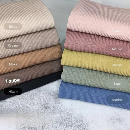 TERLARIS ONE SET BASIC | KNIT BASIC SETELAN WANITA TERBARU MODEL KOREAN STYLE KEKINIAN BAHAN PREMIUM KNIT RIB BISA COD