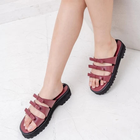 [GURLBUCKET] Basic Sandal Coquette Edition Vol 3 / Roi Ribbon Flat / Duma Flat Sandal / Gulma Flat Sandal / Sandal Flat "Sandal Wanita"