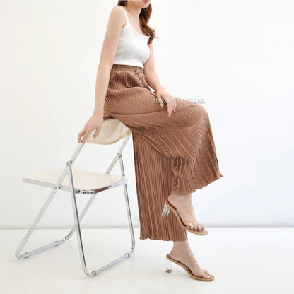 Celana Kulot Plisket BB Wavy / Kulot BB / Pleated Cullote Pants / Pleated Pants