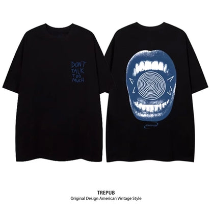 TREPUB.T-shirt Oversize Drink box Baju Kaos Korean Style | Pria Wanita /129