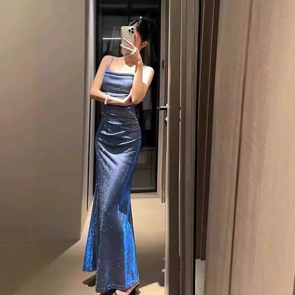 EMITA BLOOM long dress hitam panjang wanita party dress sexy elegant korean style dress pesta import dress press body panjang outfit