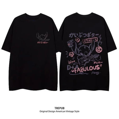 TREPUB.T-shirt Oversize Drink box Baju Kaos Korean Style | Pria Wanita /129