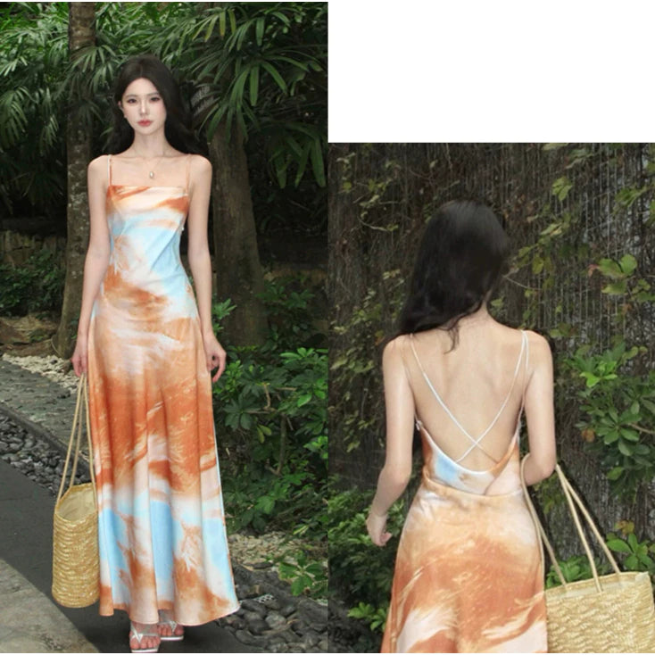 EMITA BLOOM dress hitam wanita party dress wanita kekinian long dress press body sexy lengan korean style y2k dress pantai jumbo (XS-