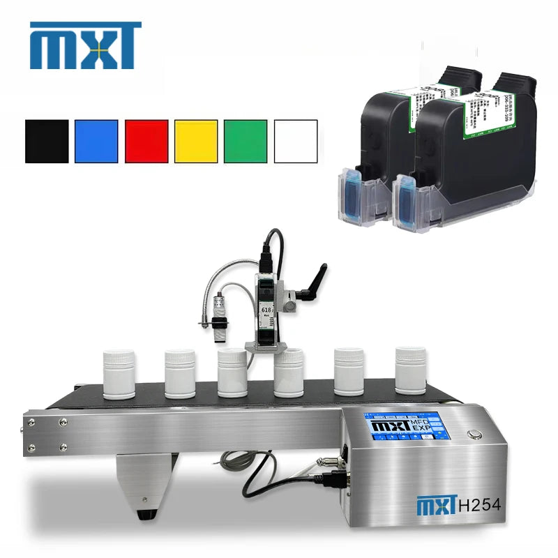 TIJ All-in-One Inkjet Printer with Transfer Belt High-resolution TIJ Inkjet Printer for Studios Available on Paper Wood