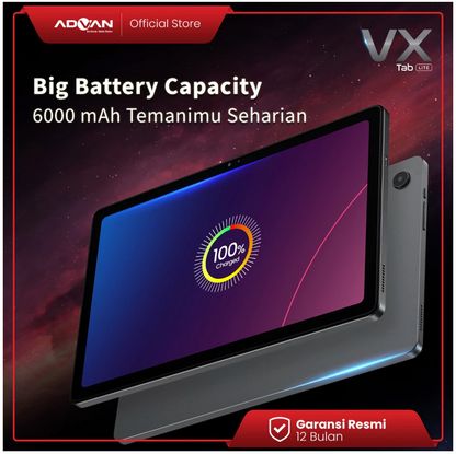 Advan Tab VX Lite 10.4" 4G LTE Tablet – Octa Core 2.0GHz Dual SIM