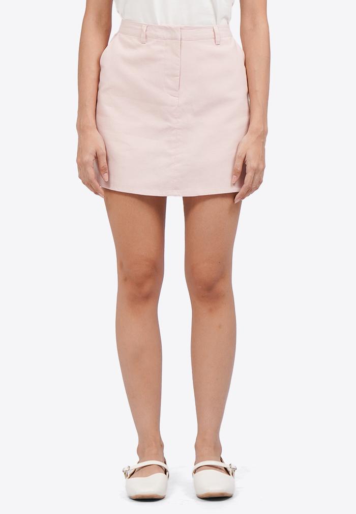 COLORBOX Belt Loop Mini Skort Lt. Pink