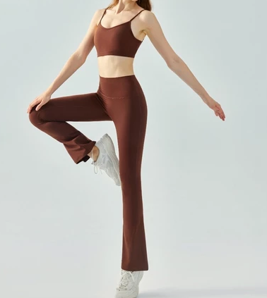One Set Premium Sports Bra and Legging LEVINE Cutbray Olahraga Yoga Gym Golf