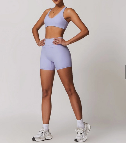 ONE SET PREMIUM SERIES SPORTS BRA LEGGING/SHORT ROLENE Olahraga Yoga Gym Workout Pilates