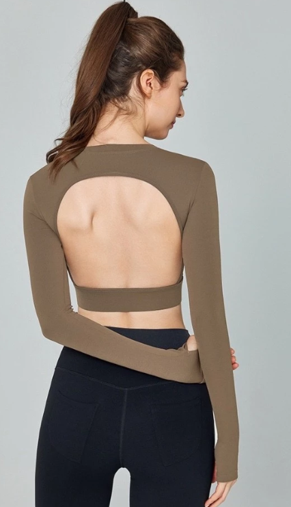 BACKLESS BRA WITH PERMANENT BRAPAD - CUTBRAY LEGGING VOILA
