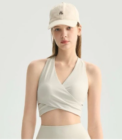 SPORTBRA WITH FIXED BRAPAD - HALTER DESIGN BRA RIANA