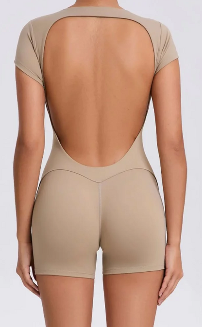 Jumpsuit Sports Bodysuit Olahraga Wanita Gym Fitness Jumpsuit Olahraga Modern Stylish