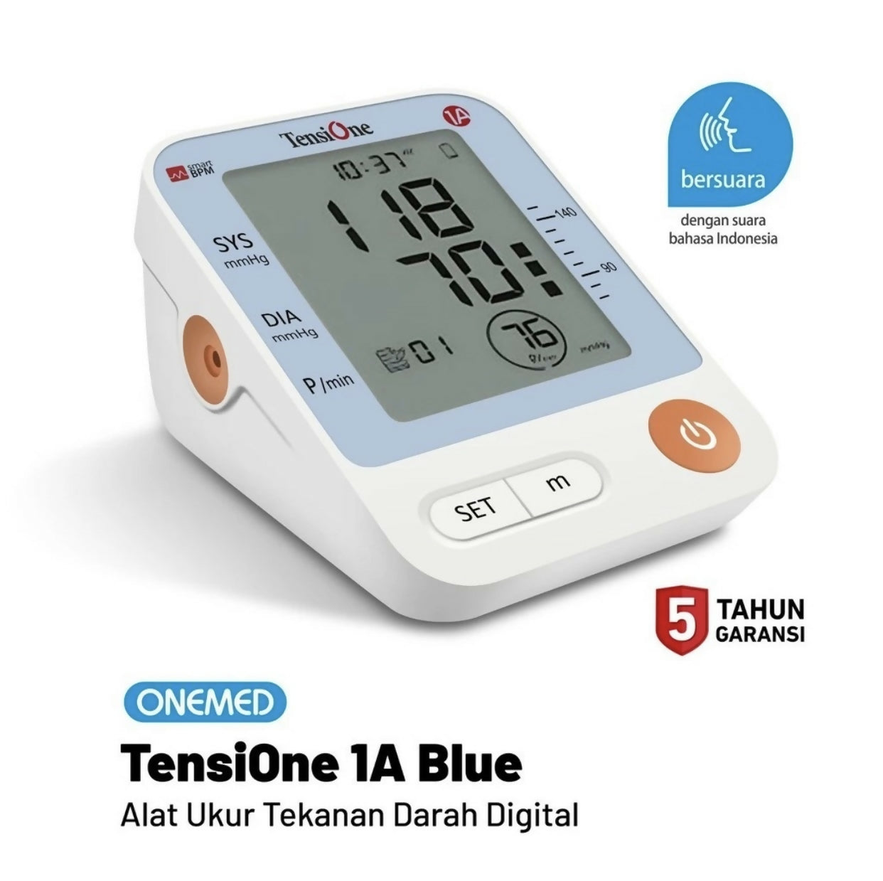 Tensi meter digital 1A blue