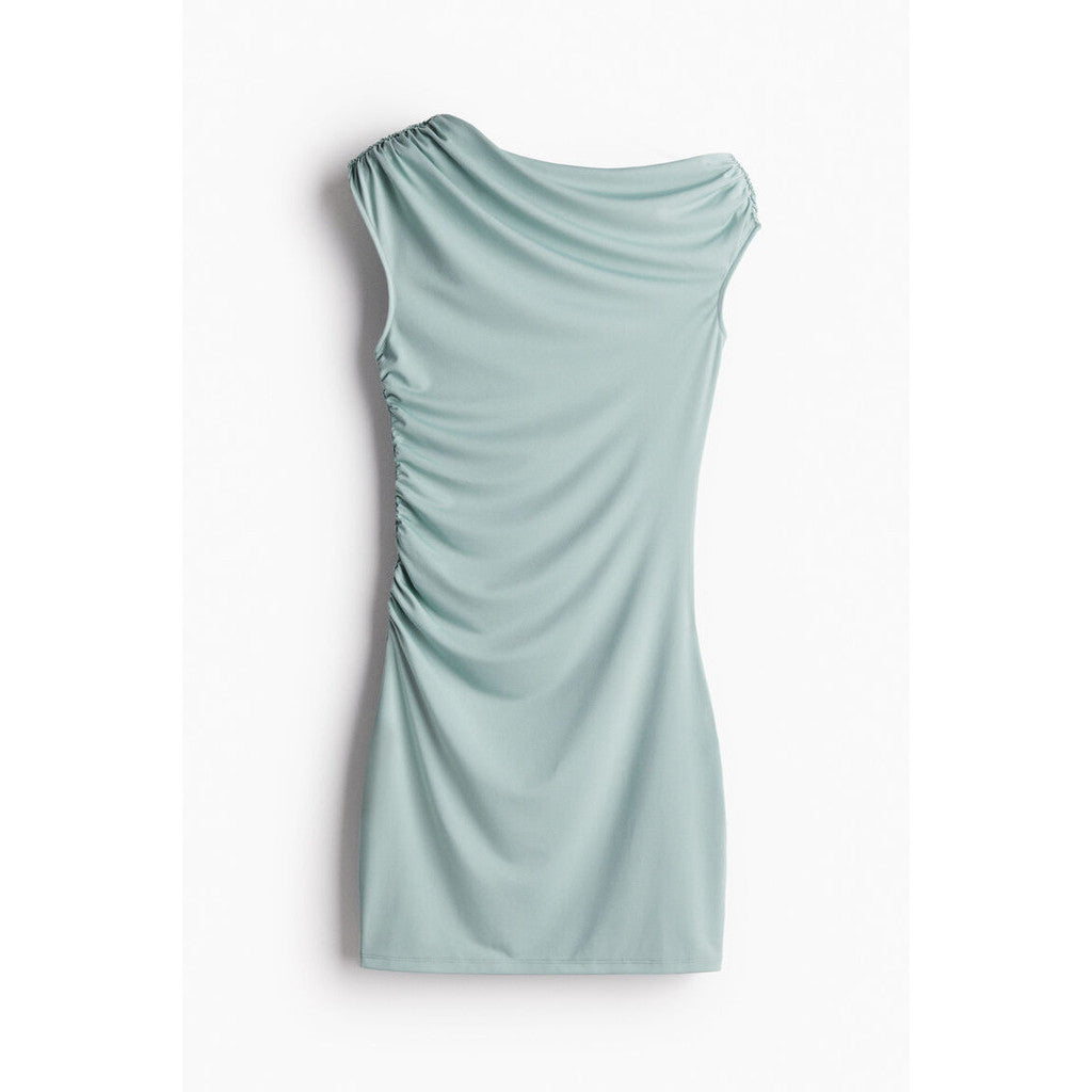 H&M Wanita Gathered one-shoulder dress