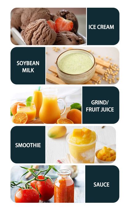 ITOP Heavy Duty Commercial Blender Ice Smoothies Crusher Food Mixer Juicer Food Processor With Reprograming Function