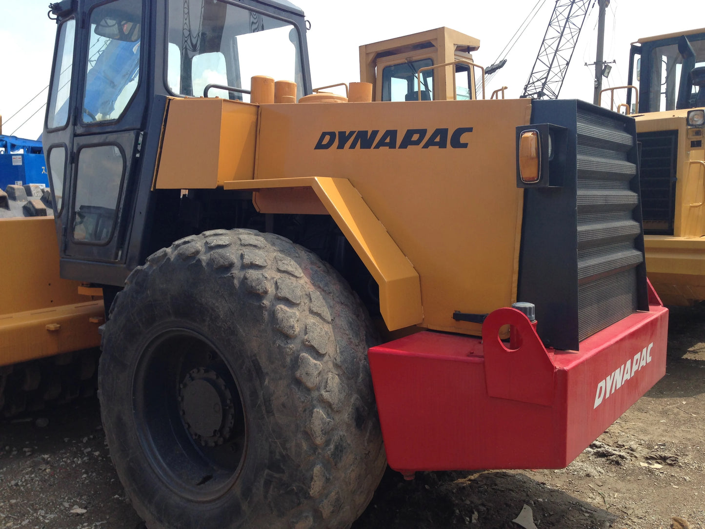 Excellent Low Price Used Dynapac CA30D Road Roller Sheep-foot Bumper Secondhand Road Roller Compactor CA25D Sale Engine