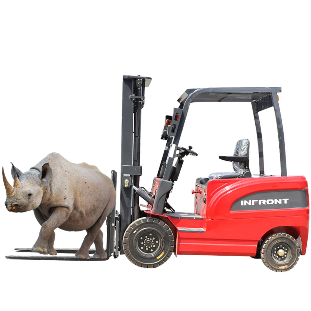 New Energy Agriculture Industry Multi-terrain Electric Forklift 1 Ton- 5 Ton CE Forklift for Sale with Free Shipping