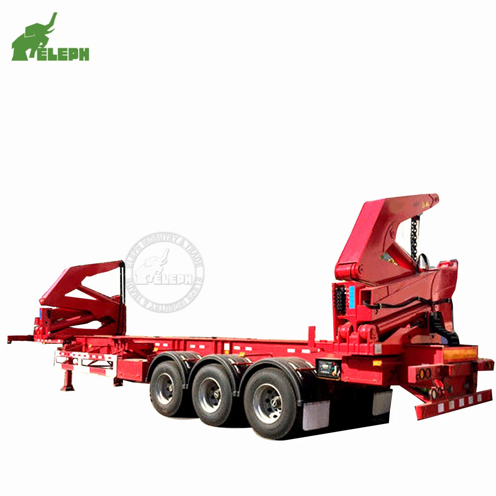 2025 New 41 Tons 20ft 40ft Container Trailer Self Loading Container Truck