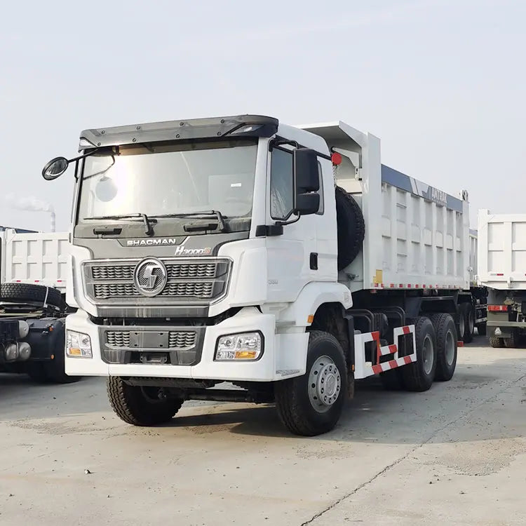 China Shacman H3000 6x4 New Automatic Dump Trucks 10 Tons Capacity Diesel Euro 2 Emission Standard Left-Handed 360 Rear Camera