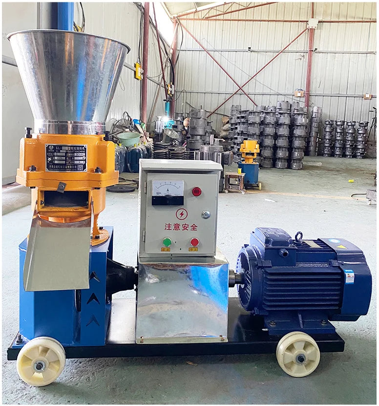 Agricultural Semi-Automatic Feed Pellet Machine Livestock Pelleting Equipment with Motor Core Best Price From Manufacturer