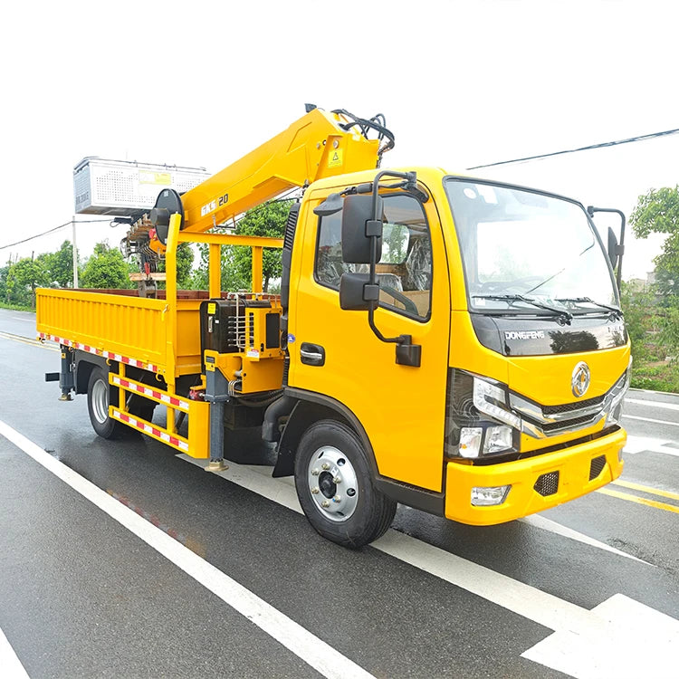 Dongfeng 4*2 New Telescopic Ladder Lift Truck 36m Aerial Work Vehicle with Manual Transmission Diesel Fuel Type