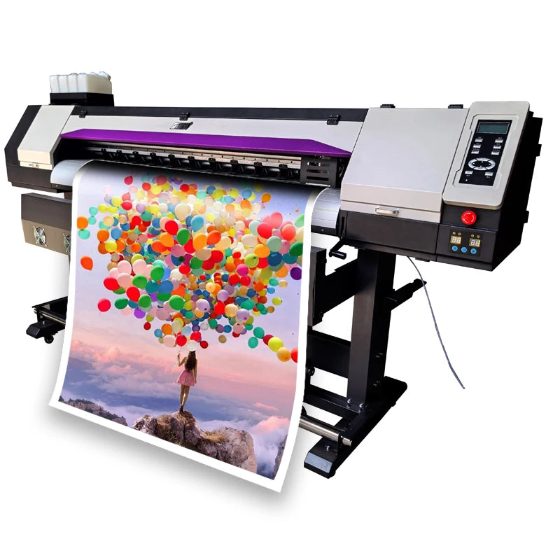 Newest Inkjet Large Format Printing Machine 1.6m 1.8m Eco Solvent Printer With XP600/i1600/i3200 for Vinyl Canvas