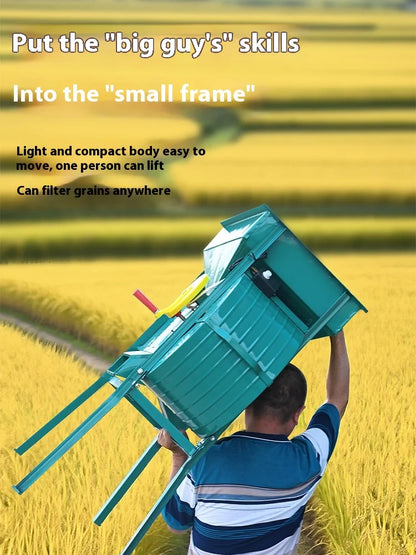 High Efficiency Grain Sorting and Seed Cleaning Machine Agriculture Winnower and Vibration Screening Machine