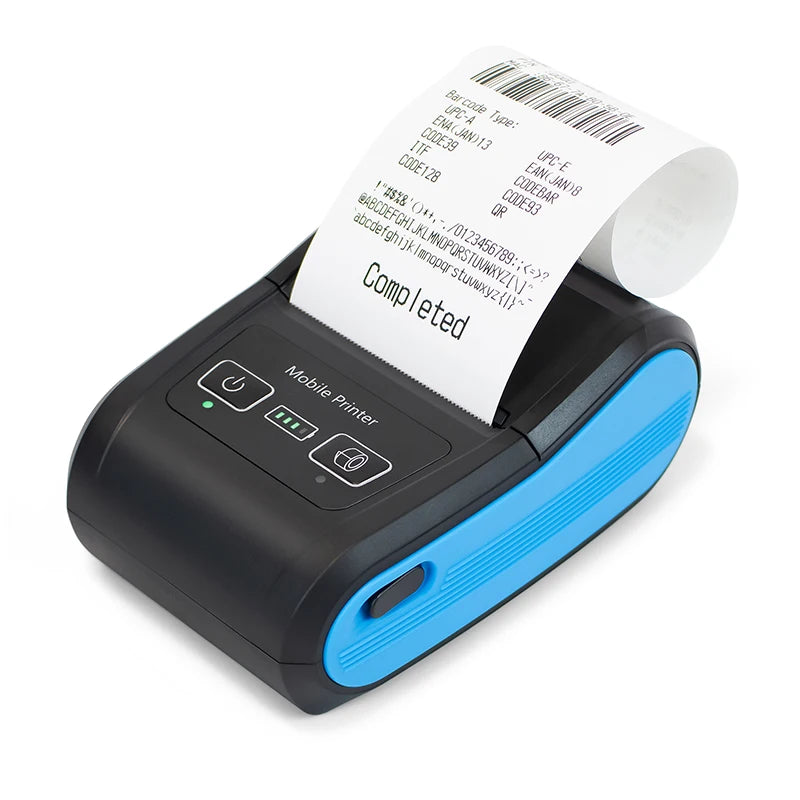 58mm Portable MINI Thermal Ticket Printer With Fast Speed and High Endurance Suitable for Supermarkets Convenience Stores