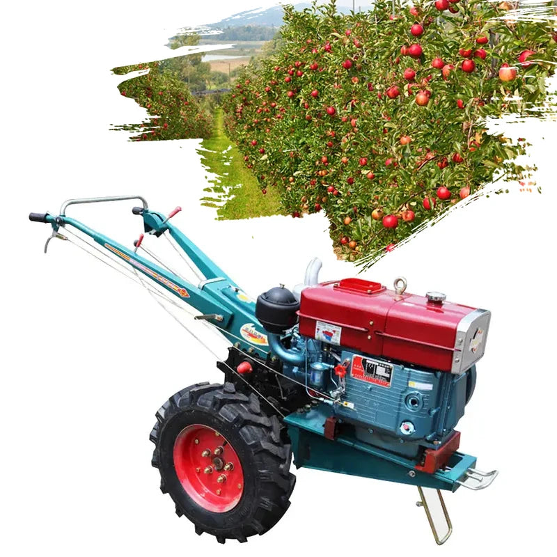 Farm Machinery Small Tractor  20hp Walking Tractor 15 hp Flail Mower for Walking Tractor