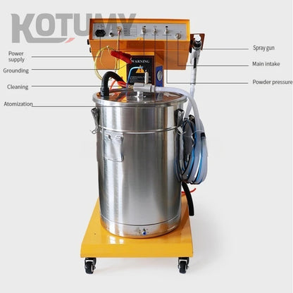 Intelligent Electrostatic Spraying Machine Powder Coating System with Sprayer Gun for Agricultural Paint Jobs