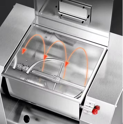 Automatic 15kg-50kg Stainless Steel Horizontal Spiral Bread Dough Mixer Machine Flour & Biscuit Mixer for Bakeries for Wheat