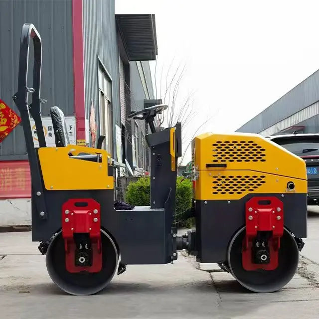 Best-Selling Skid Steer Loader Small Track Cement Mixer Various Agricultural Tools Diesel/Gas Roller Compactor Slip Steering