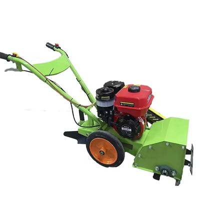 Small Agricultural Two-drive Tire Walking Gasoline Mower Four-stroke Trencher Rotary Tiller for Orchards and Vegetable Gardens