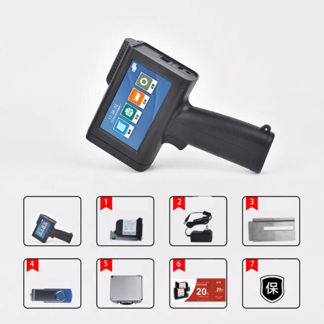 M20 Handheld Small Inkjet Printer for Woven Bags Kraft Paper and Wood Panels One Inch 25.4mm Ink Printer Machine