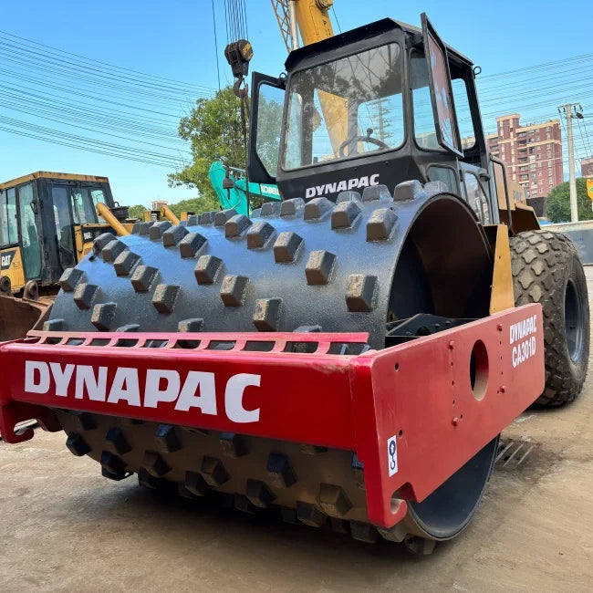 Used Machinery Used Dynapac Sheep Foot  CA301D Double Drum Vibratory Rollers Dynapac Used Rollers
