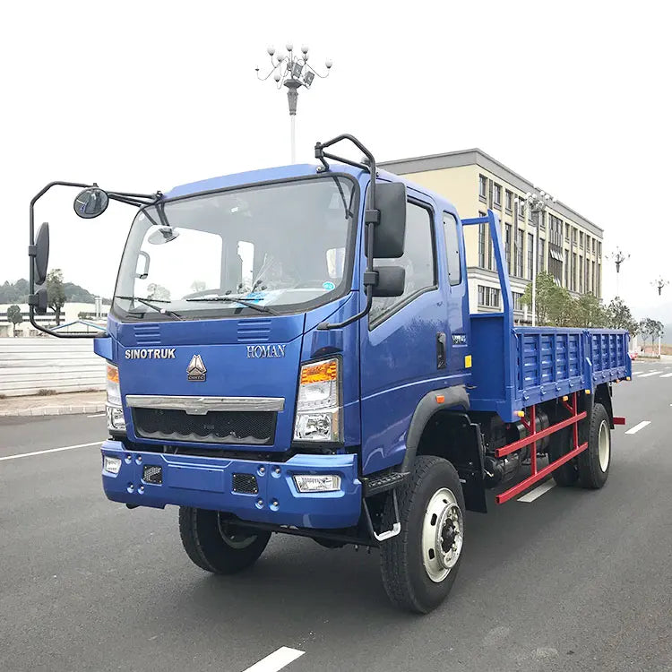 HOWO 4x2 Fence Cargo Truck  Light Cargo Truck  Fence Cargo Truck Price