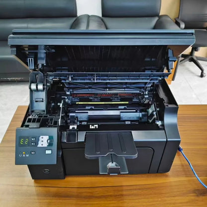All-in-One Monochrome Flatbed Printer, Compact Small Printer Fit for 1213 1216 Office & Home